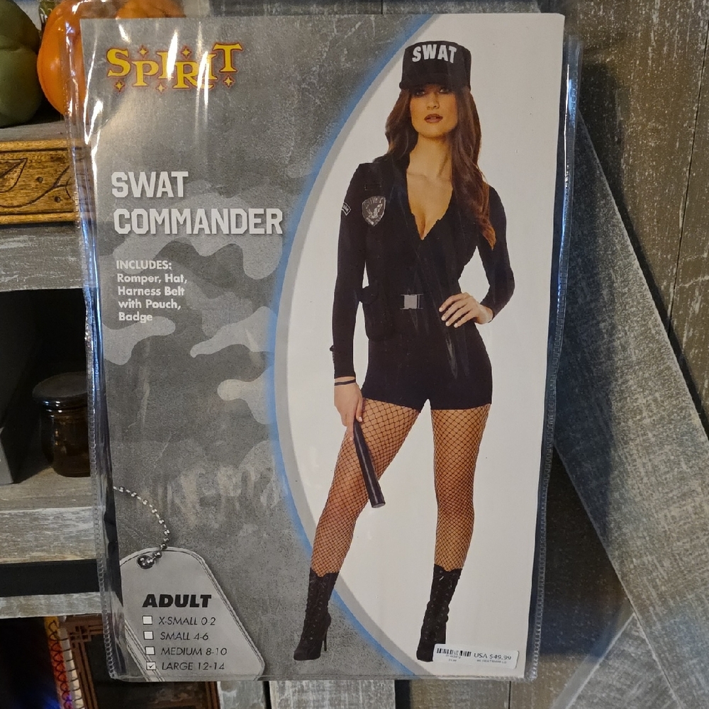 Spirit SWAT Commander Costume in Black